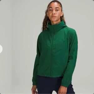 Lululemon Lightweight Hooded Jacket Everglade Green